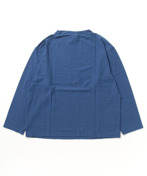 WALLA WALLA SPORT（ワラワラスポーツ）の「RIDGE MINI MOCK L/S TEE/ リッジ ミニ モック ロングスリーブ ティー（Tシャツ/カットソー・メンズ・ブラック系その他/アイボリー/ダークインディゴブルー/モカ/グレイッシュベージュ・LARGE/MEDIUM/X-LARGE/SMALL）」の16枚目の写真