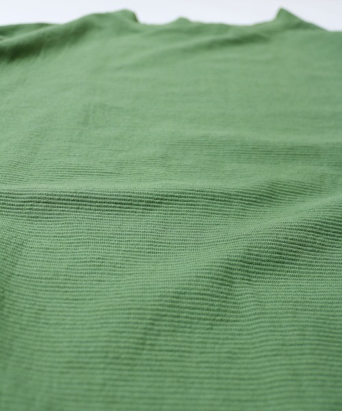 WALLA WALLA SPORT（ワラワラスポーツ）の「RIDGE MINI MOCK L/S TEE/ リッジ ミニ モック ロングスリーブ ティー（Tシャツ/カットソー・メンズ・ブラック系その他/アイボリー/ダークインディゴブルー/モカ/グレイッシュベージュ・LARGE/MEDIUM/X-LARGE/SMALL）」の12枚目の写真