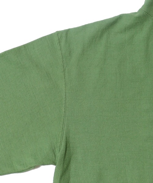 WALLA WALLA SPORT（ワラワラスポーツ）の「RIDGE MINI MOCK L/S TEE/ リッジ ミニ モック ロングスリーブ ティー（Tシャツ/カットソー・メンズ・ブラック系その他/アイボリー/ダークインディゴブルー/モカ/グレイッシュベージュ・LARGE/MEDIUM/X-LARGE/SMALL）」の13枚目の写真