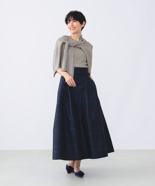 SLOANE（スローン）の「SLOANE × Demi-Luxe BEAMS / 別注 18ゲージ ワイドリブ シルク ノースリーブ ニット（ニット/セーター・レディース・ベージュ/ピンク・1/2）」の13枚目の写真