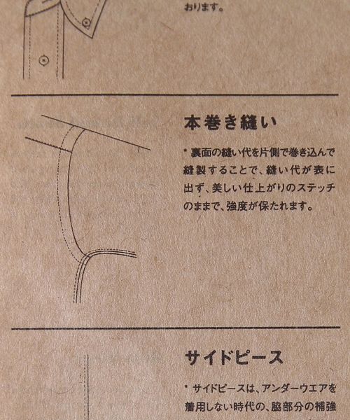 coen(コーエン)の「【定番アイテム】オックスフォードボタンダウンシャツ●(シャツ/ブラウス・メンズ・ホワイト/ネイビー・SMALL/X-LARGE/LARGE/MEDIUM)」の7枚目の写真