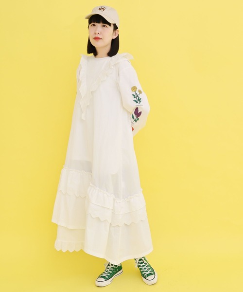 didizizi(ディディジジ)の「ティータイムレースOP(ワンピース・レディース・その他/ホワイト/ブラック・FREE)」の12枚目の写真