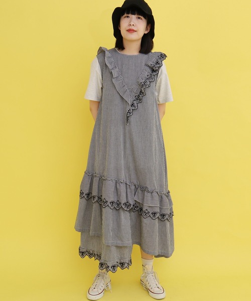 didizizi(ディディジジ)の「ティータイムレースOP(ワンピース・レディース・その他/ホワイト/ブラック・FREE)」の8枚目の写真