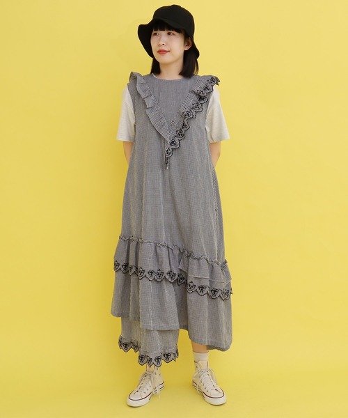 didizizi(ディディジジ)の「ティータイムレースOP(ワンピース・レディース・その他/ホワイト/ブラック・FREE)」の9枚目の写真