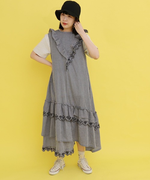 didizizi(ディディジジ)の「ティータイムレースOP(ワンピース・レディース・その他/ホワイト/ブラック・FREE)」の11枚目の写真