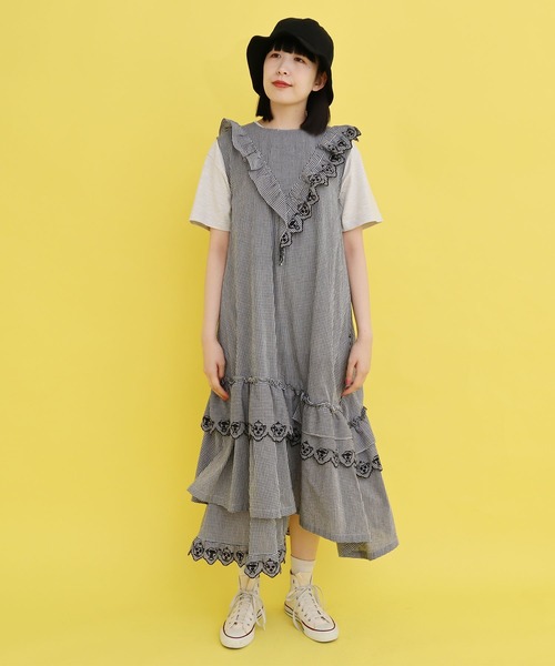 didizizi(ディディジジ)の「ティータイムレースOP(ワンピース・レディース・その他/ホワイト/ブラック・FREE)」の19枚目の写真