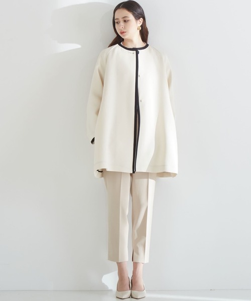 Tiara（ティアラ）の「バイカラーハーフコート（その他アウター）」 - WEAR