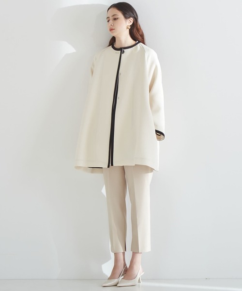 Tiara（ティアラ）の「バイカラーハーフコート（その他アウター）」 - WEAR