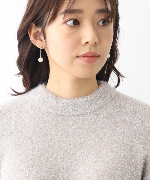 index(インデックス)の「◆ラメフェザークルーネックニット(ニット/セーター・レディース・シルバー系5/ライトオレンジ系1/ライトグレー系5・36/38/42/40)」の12枚目の写真