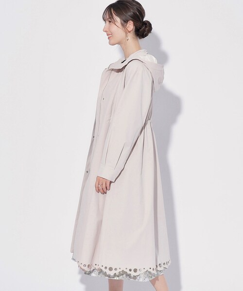 couture brooch（クチュールブローチ）の「◆【オトナの上品ロングマンパ】スカラ刺繍/愛されロングマウンテンパーカ（その他アウター・レディース・ネイビー/ナチュラル・42/38/40/36）」の6枚目の写真