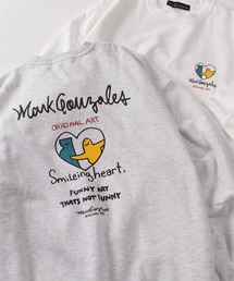 Mark Gonzales（マーク・ゴンザレス）の「【90】【Mark Gonzales   マーク ゴンザレス】別注 ハートモチーフ バックプリント 裏起毛 スウェット ユニセックス（スウェット）」
