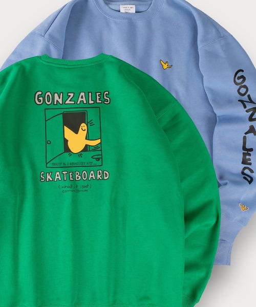 Mark Gonzales（マーク・ゴンザレス）の「【90】【Mark Gonzales / マーク ゴンザレス】別注 ハートモチーフ バックプリント 裏起毛 スウェット ユニセックス（スウェット・レディース・ブルー/イエロー/レッド/ホワイト/ピンク/グリーン系その他/グリーン系その他2/ブルー系その他/ピンク系その他2/ホワイト系その他/ブルー系その他2/イエロー系その他/ピンク系その他/ホワイト系その他2/イエロー系その他2/ライトグレー系1/ホワイト系/ホワイト系1/ブラック系/ブラック系1/ライトグレー系・L/M/XL）」の10枚目の写真