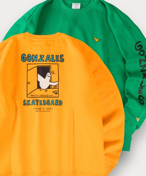 Mark Gonzales（マーク・ゴンザレス）の「【90】【Mark Gonzales / マーク ゴンザレス】別注 ハートモチーフ バックプリント 裏起毛 スウェット ユニセックス（スウェット・レディース・ブルー/イエロー/レッド/ホワイト/ピンク/グリーン系その他/グリーン系その他2/ブルー系その他/ピンク系その他2/ホワイト系その他/ブルー系その他2/イエロー系その他/ピンク系その他/ホワイト系その他2/イエロー系その他2/ライトグレー系1/ホワイト系/ホワイト系1/ブラック系/ブラック系1/ライトグレー系・L/M/XL）」の16枚目の写真