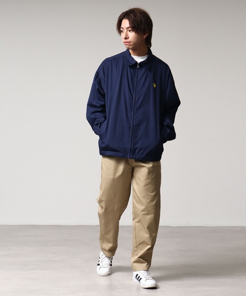 U.S. POLO ASSN.(ユーエスポロアッスン)の「【U.S. POLO ASSN./ユーエスポロアッスン】ワンポイントポニー ジップアップブルゾン(ブルゾン・メンズ・ベージュ/ブラック/ネイビー/インディゴブルー・LL/L/M)」の20枚目の写真