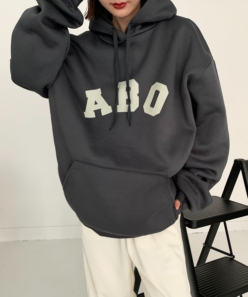 SHEPP(シープ)の「バックナンバリング オーバーサイズパーカー(パーカー・レディース・アイボリー/グレー/ブラック・M/XXX-LARGE/XL)」の20枚目の写真
