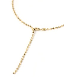 GLOBAL WORK | ステンレスY字ボールネックレス/103534(ネックレス)