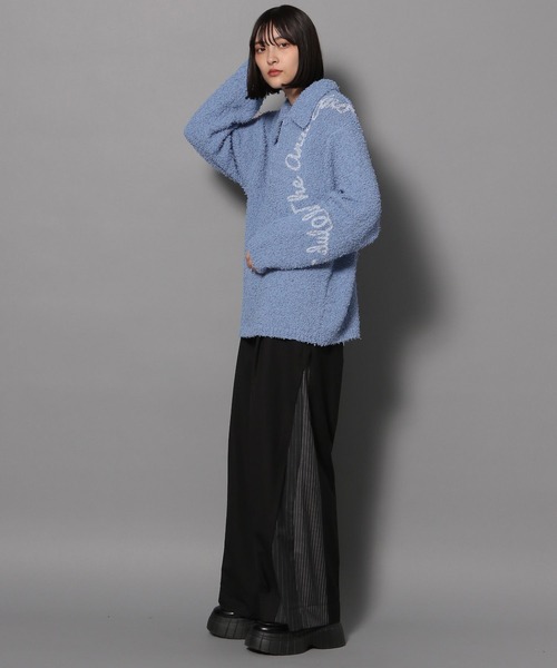 Anui(アニュイ)の「【UNISEX/2サイズ展開】サイドストライプスラックス(スラックス・レディース・グレー/ブラック・SMALL/MEDIUM)」の10枚目の写真