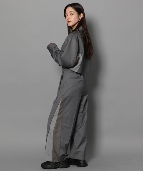 Anui(アニュイ)の「【UNISEX/2サイズ展開】サイドストライプスラックス(スラックス・レディース・グレー/ブラック・SMALL/MEDIUM)」の16枚目の写真