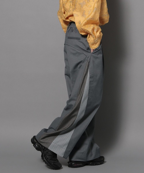 Anui(アニュイ)の「【UNISEX/2サイズ展開】サイドストライプスラックス(スラックス・レディース・グレー/ブラック・SMALL/MEDIUM)」の19枚目の写真