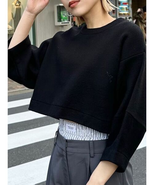 【セール】ミラノリブボリュームスリーブニット（ニット/セーター）｜MURUA（ムルーア） 5,045円