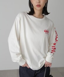 FREE'S MART | ◆袖ロゴプリントロングＴシャツ(Tシャツ/カットソー)