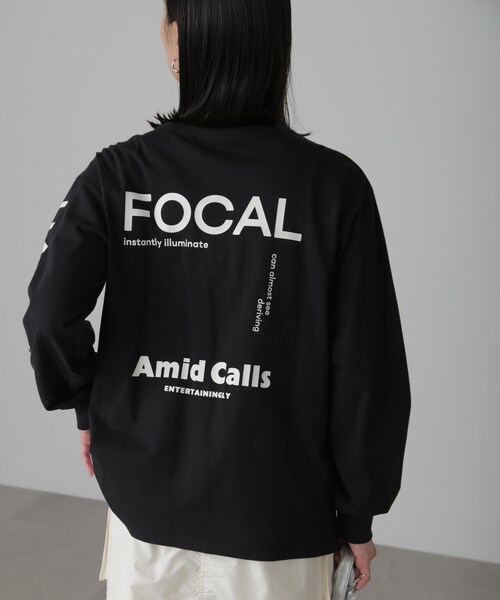 FREE'S MART（フリーズマート）の「◆袖ロゴプリントロングＴシャツ（Tシャツ/カットソー・レディース・ブラック/ホワイト・FREE）」の5枚目の写真