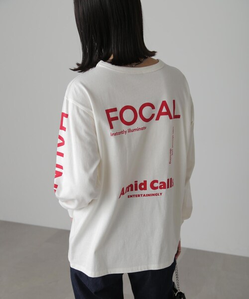 FREE'S MART（フリーズマート）の「◆袖ロゴプリントロングＴシャツ（Tシャツ/カットソー・レディース・ブラック/ホワイト・FREE）」の13枚目の写真