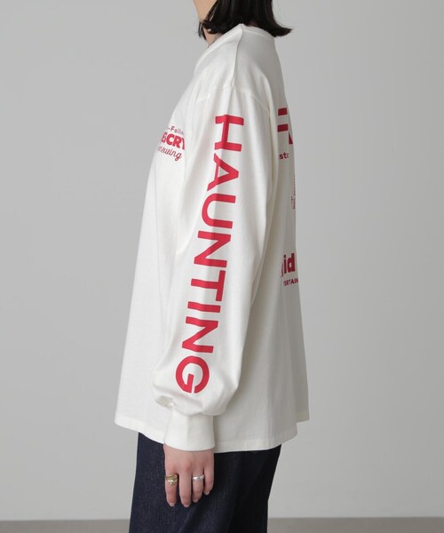 FREE'S MART（フリーズマート）の「◆袖ロゴプリントロングＴシャツ（Tシャツ/カットソー・レディース・ブラック/ホワイト・FREE）」の18枚目の写真