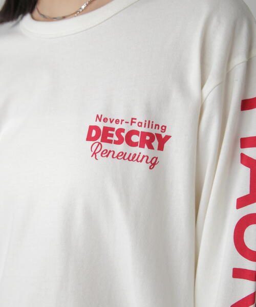 FREE'S MART（フリーズマート）の「◆袖ロゴプリントロングＴシャツ（Tシャツ/カットソー・レディース・ブラック/ホワイト・FREE）」の21枚目の写真