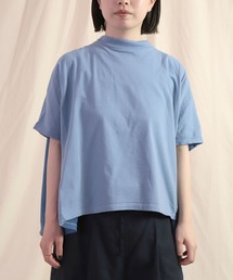 [Brocante / ブロカント] 30/1ベーシック天竺×リヨセルポプリンラピエセTシャツ
