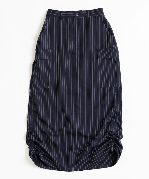 MUHET(ミュエータ)の「サイドドロストミリタリーカーゴスカート(スカート・レディース・カーキ/ブラック/ネイビー・MEDIUM/SMALL)」の20枚目の写真