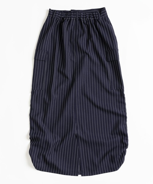 MUHET(ミュエータ)の「サイドドロストミリタリーカーゴスカート(スカート・レディース・カーキ/ブラック/ネイビー・MEDIUM/SMALL)」の21枚目の写真