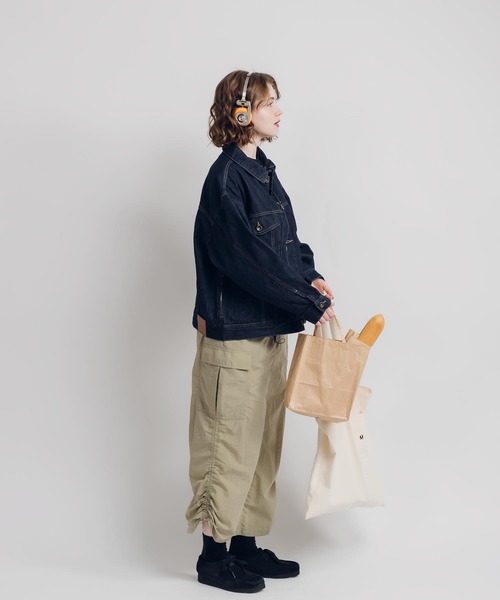 MUHET(ミュエータ)の「サイドドロストミリタリーカーゴスカート(スカート・レディース・カーキ/ブラック/ネイビー・MEDIUM/SMALL)」の18枚目の写真