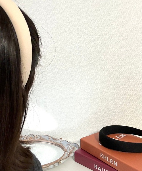 fiere（フィエール）の「ボリューム万能シンプルカチューシャ（カチューシャ・レディース・ブラウン/ブラック/ベージュ・FREE）」の6枚目の写真