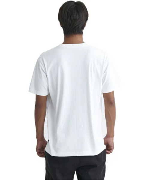 Quiksilver（クイックシルバー）の「LINE BY LINE ST/クイックシルバー半袖ロゴTシャツ（Tシャツ/カットソー・メンズ・グリーン/ホワイト/イエロー/チャコールグレー・LARGE/MEDIUM/X-LARGE/SMALL）」の6枚目の写真