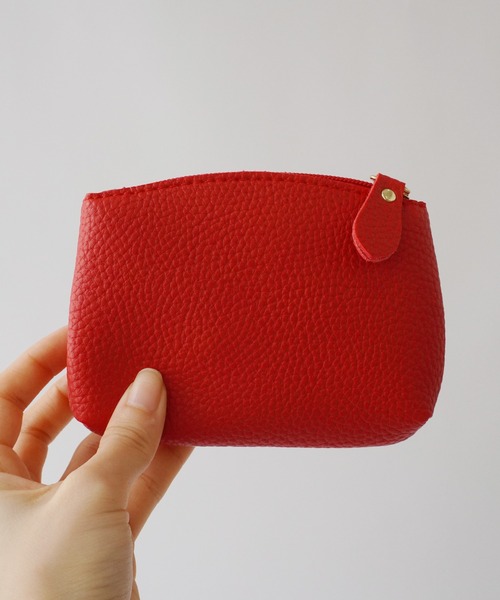 Port(ポート)の「フェイクレザー フラット ジップ コインケース / ミニ財布 / 財布(コインケース・レディース・ブラック/グリーン/レッド/ベージュ・FREE)」の13枚目の写真