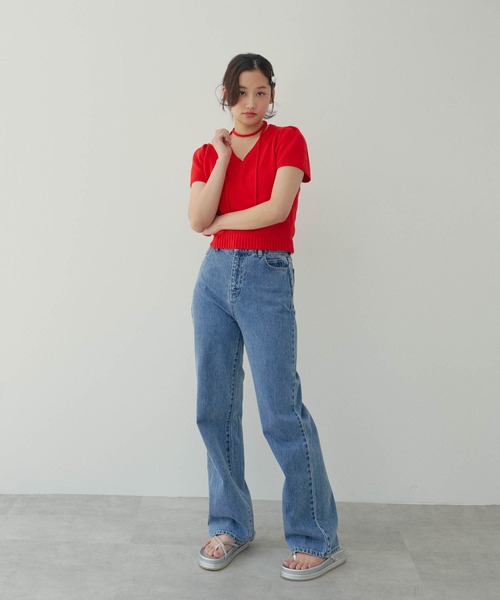 GIUNON タイセットサマーニット GIUNON（ジウノン）の「tie set summer knit / タイセットサマー