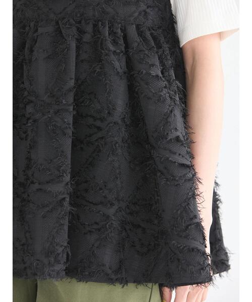 AMERICAN HOLIC（アメリカンホリック）の「ジャガードキャミソール（ベスト・レディース・ブラック・M/L）」の21枚目の写真