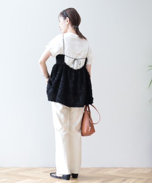 AMERICAN HOLIC（アメリカンホリック）の「ジャガードキャミソール（ベスト・レディース・ブラック・M/L）」の13枚目の写真