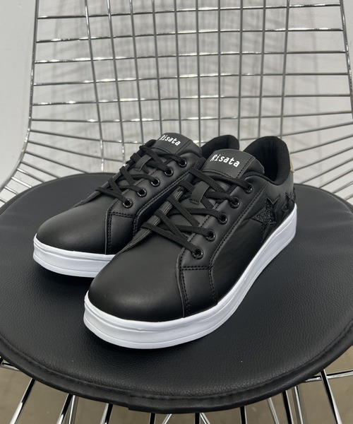 LUGG NAGG(ラグナグ)の「【risata】【軽量】オーソドックス5ホールレースアップスニーカー(スニーカー・レディース・シルバー/ネイビー/ブラック/ホワイト・23.5cm/23.0cm/24.0cm/22.5cm/24.5cm)」の15枚目の写真