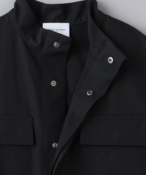 UNITED ARROWS ブラックノースリーブベスト UNITED ARROWS（ユナイテッドアローズ）の「ミリタリー