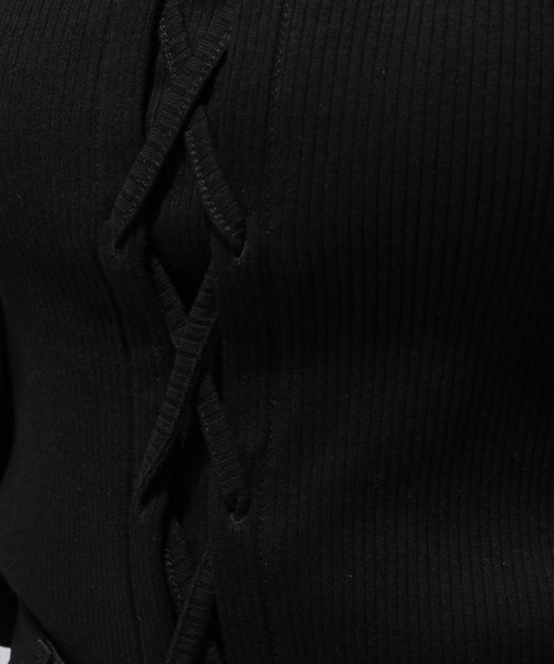 HARE（ハレ）の「レースアップデザインタンクトップ(HARE)（タンクトップ・レディース・ブラック/グレー・FREE）」の18枚目の写真