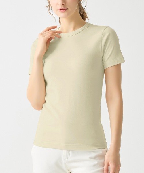 Tuche(トゥシェ)の「Tuche/トゥシェ 7DAYS LOOKS 半袖Tシャツ(Tシャツ/カットソー・レディース・チャコールグレー/ブラック/ホワイト/アイボリー・MEDIUM/LARGE)」の1枚目の写真