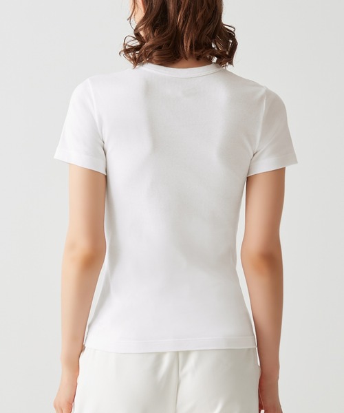 Tuche(トゥシェ)の「Tuche/トゥシェ 7DAYS LOOKS 半袖Tシャツ(Tシャツ/カットソー・レディース・チャコールグレー/ブラック/ホワイト/アイボリー・MEDIUM/LARGE)」の6枚目の写真