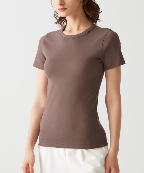 Tuche(トゥシェ)の「Tuche/トゥシェ 7DAYS LOOKS 半袖Tシャツ(Tシャツ/カットソー・レディース・チャコールグレー/ブラック/ホワイト/アイボリー・MEDIUM/LARGE)」の15枚目の写真