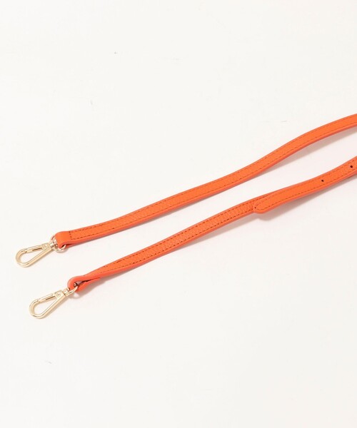 NOLLEY’S（ノーリーズ）の「ヒネリ金具レザーバッグ（ショルダーバッグ・レディース・オレンジ/ホワイト/ブラック・FREE）」の9枚目の写真