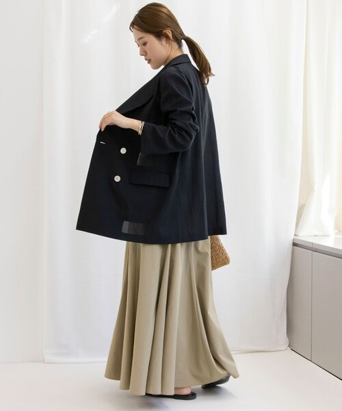 ネイビー ダブルブレスト テーラードジャケット ノーリーズ　ウォッシャブル　紺 テーラードジャケット｜ジャケット/アウター｜NOLLEY'S MALL