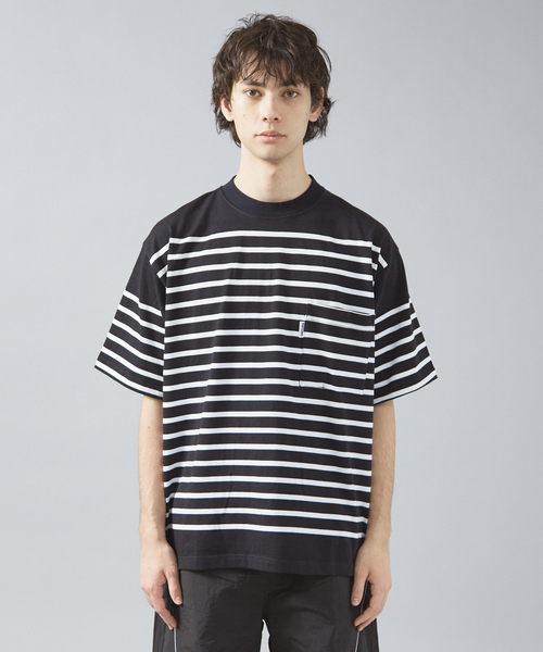 メンズ　レディース　MONT KEMMEL モンケメル　 パネルボーダー オーバーサイズ 長袖ポロシャツ　カットソー　MKL-000-233015 楽天市場】メンズ レディース MONT KEMMEL モンケメル パネル