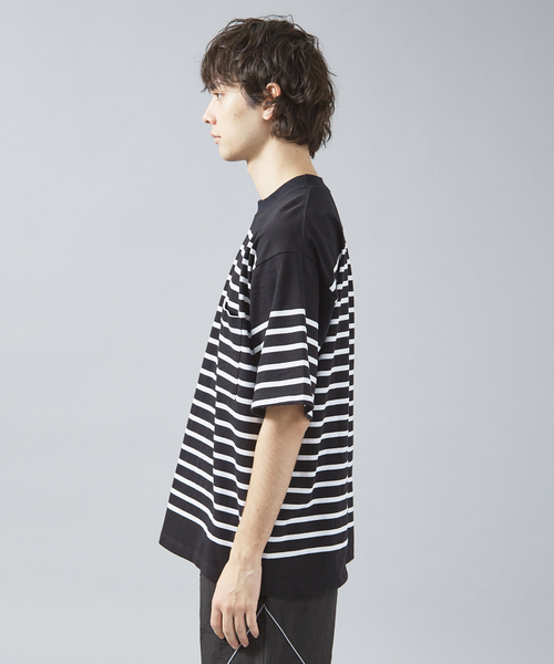 メンズ　レディース　MONT KEMMEL モンケメル　 パネルボーダー オーバーサイズ 長袖ポロシャツ　カットソー　MKL-000-233015 楽天市場】メンズ レディース MONT KEMMEL モンケメル パネル