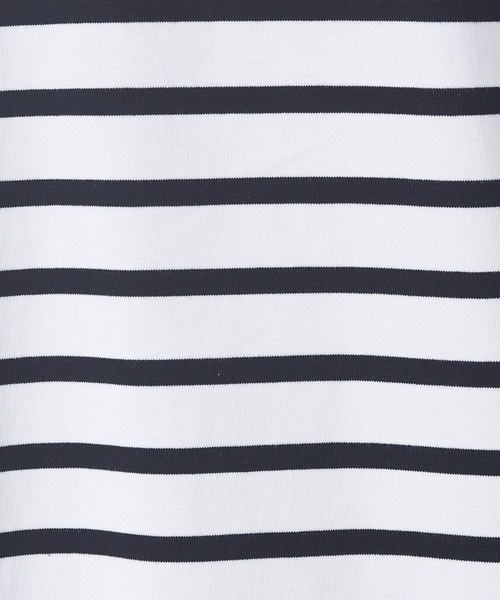 MONT KEMMEL（モンケメル）の「【MONTKEMMEL / モンケメル】オーバーサイズ クルーネック/パネルボーダー /バスクTシャツ（Tシャツ/カットソー・メンズ・ホワイト系その他/ブラック系その他/ホワイト系その他2/ブラック系その他2・M/L/XL）」の19枚目の写真